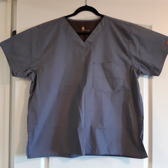 CARHARTT SOLID RIPSTOP SCRUB UTILITY TOP - Picture 1 of 4